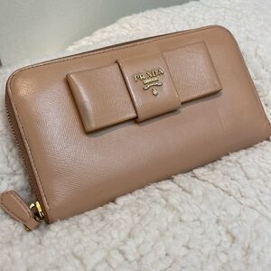 COPY - Prada Fiocco Saffiano wallet